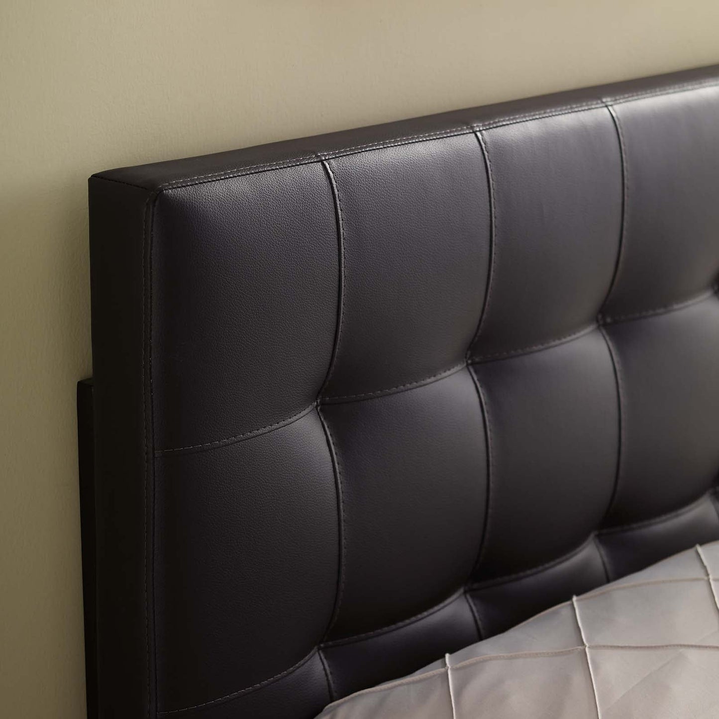 Lily Upholstered Vinyl Twin Headboard by Modway