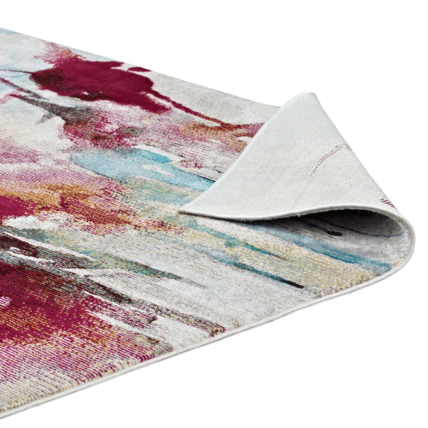 Blume Abstract Floral 4x6 Area Rug by Modway