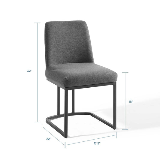 Amplify Sled Base Upholstered Fabric Dining Side Chair by Modway