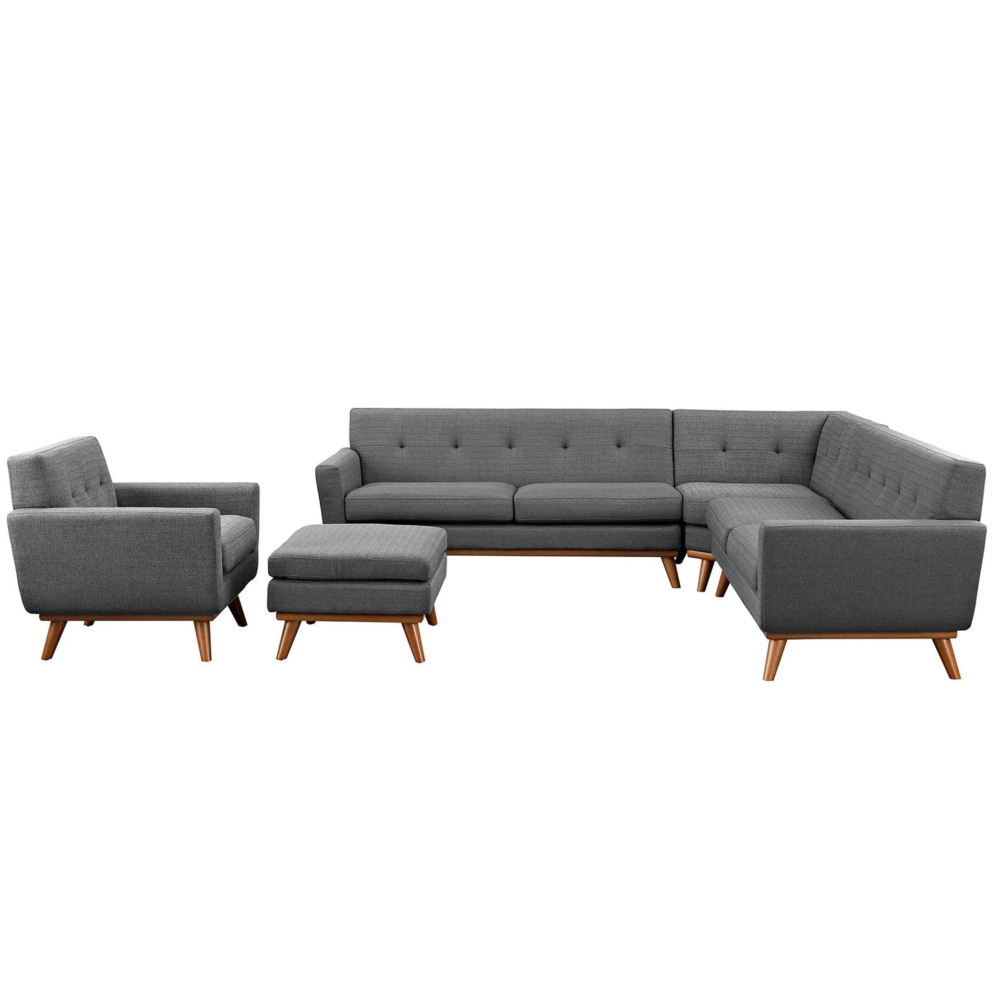 Engage 5 Piece Sectional Sofa by Modway