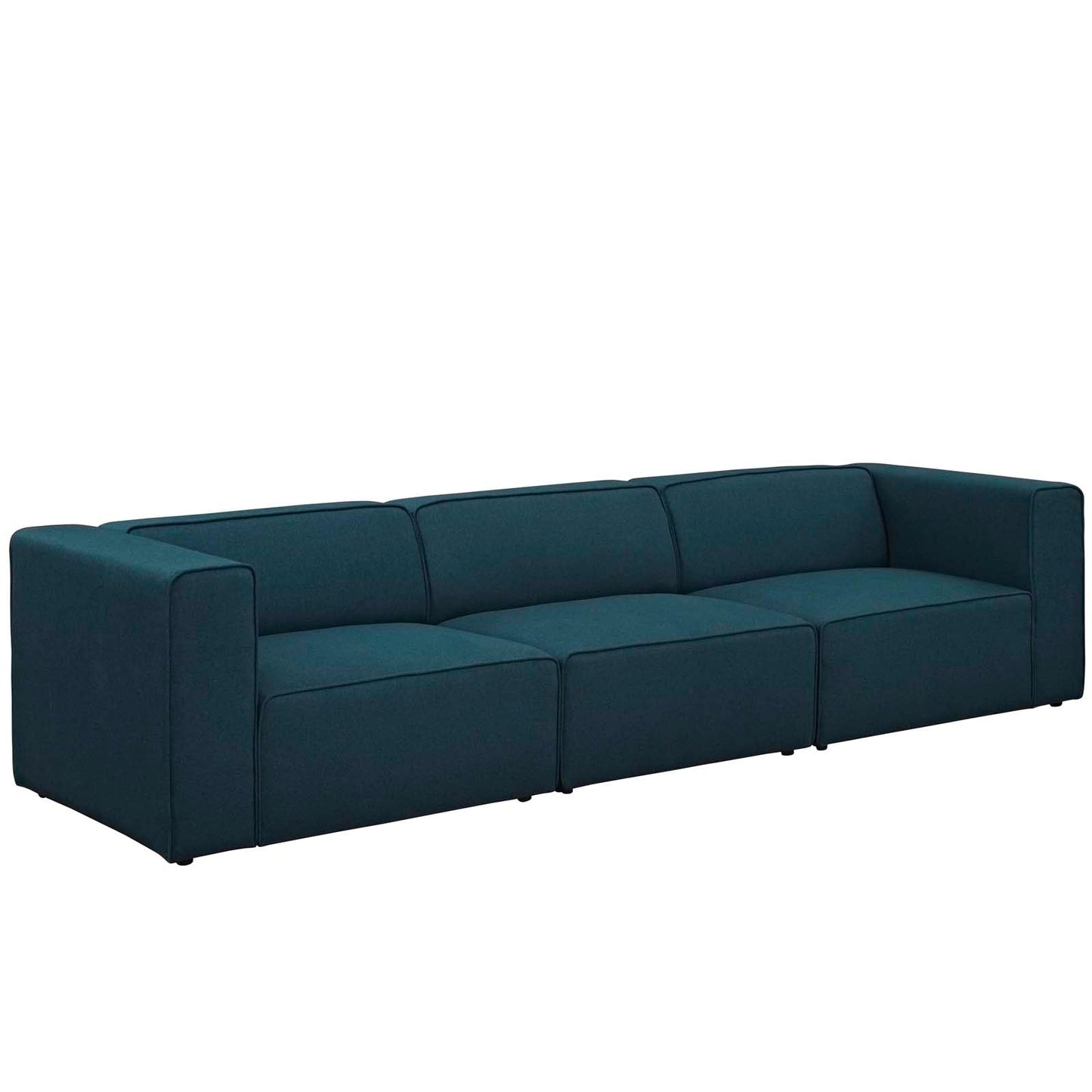 Mingle 3 Piece Upholstered Fabric Sectional Sofa Set by Modway