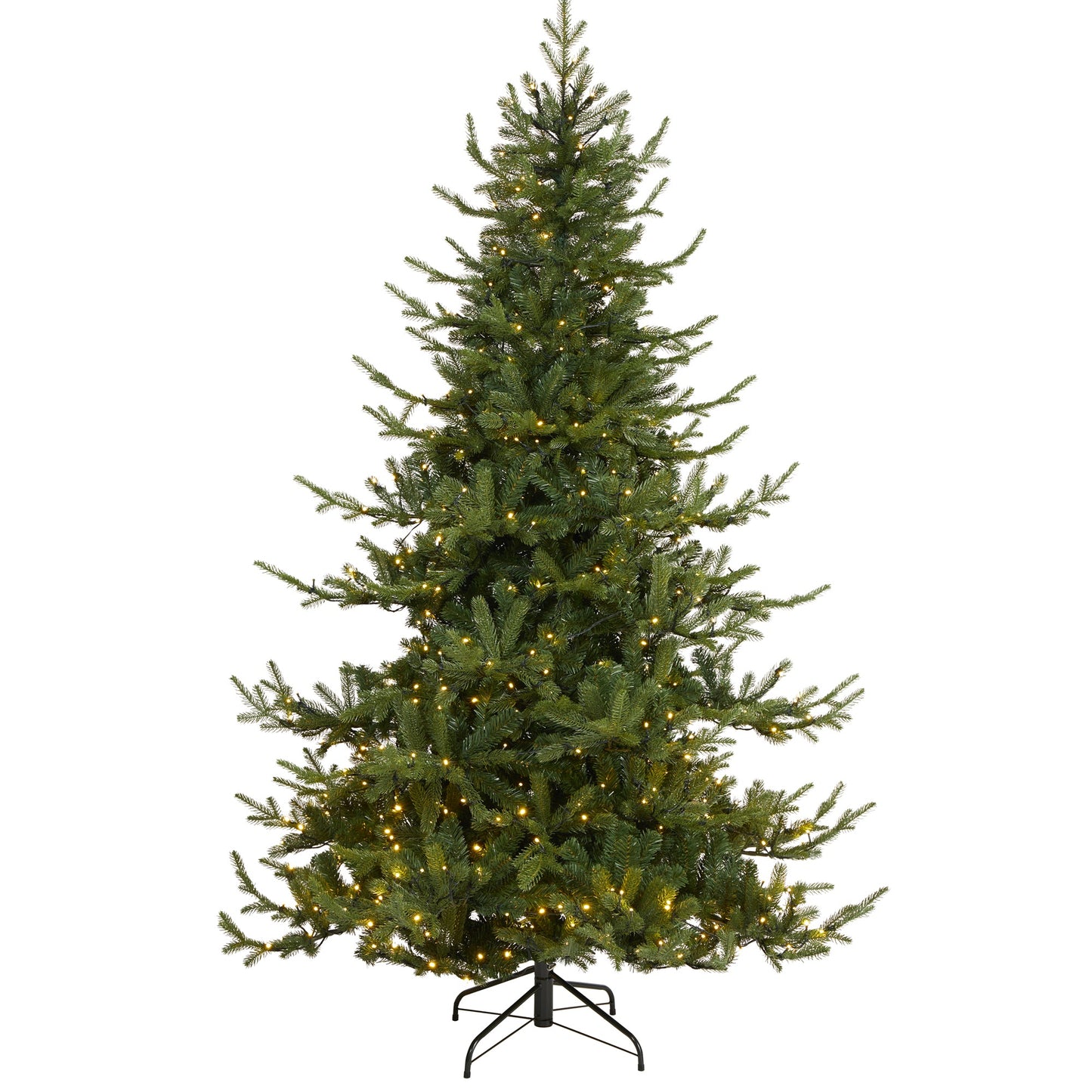 7' Swedish Fir Artificial Christmas Tree w/ 500 Warm White LED Lights