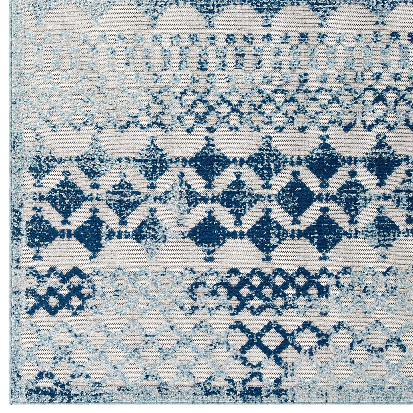 Reflect Giada Abstract Diamond Moroccan Trellis 8x10 Indoor/Outdoor Area Rug by Modway