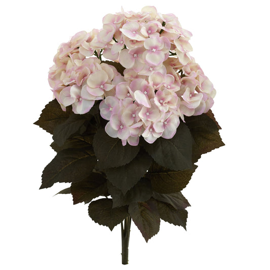 11" Rose Artificial Arrangement in Glass Vase (Set of 2)