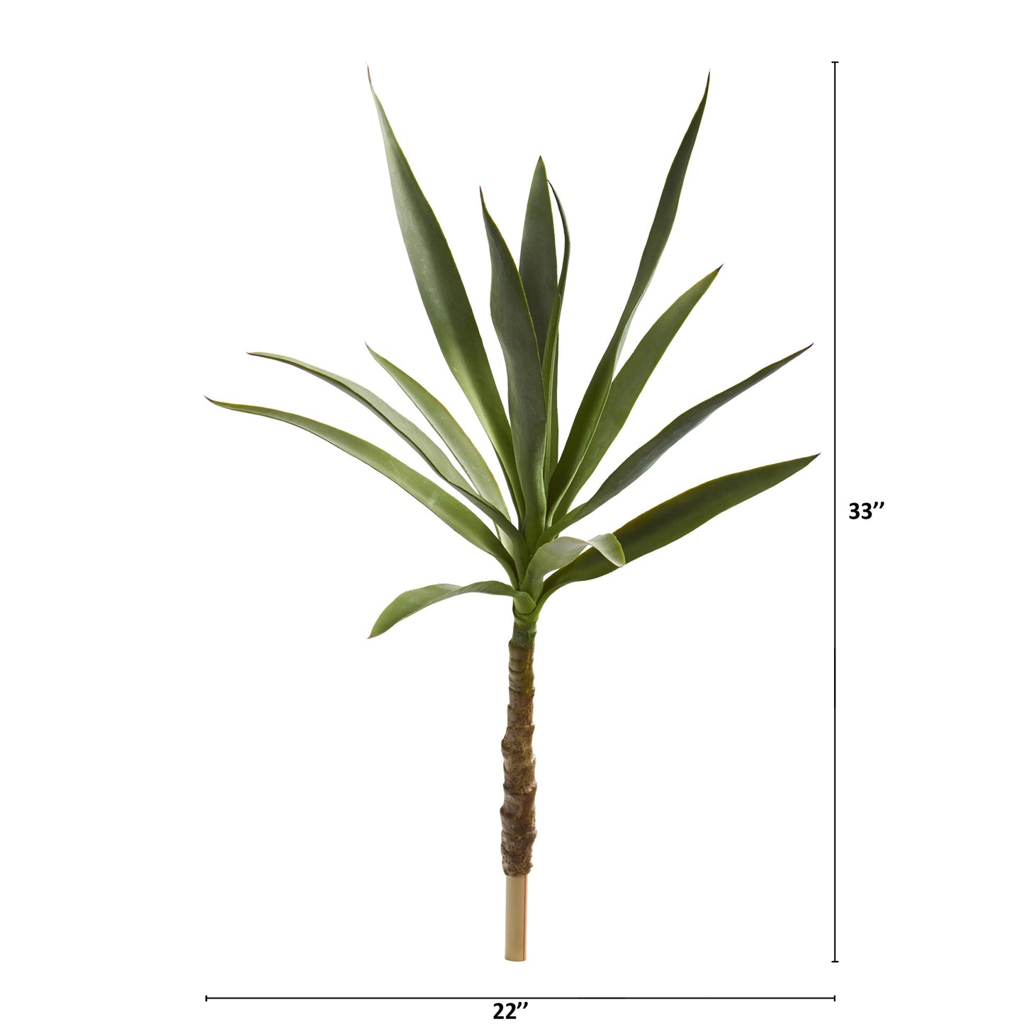 33" Yucca Head Artificial Plant (Set of 2)