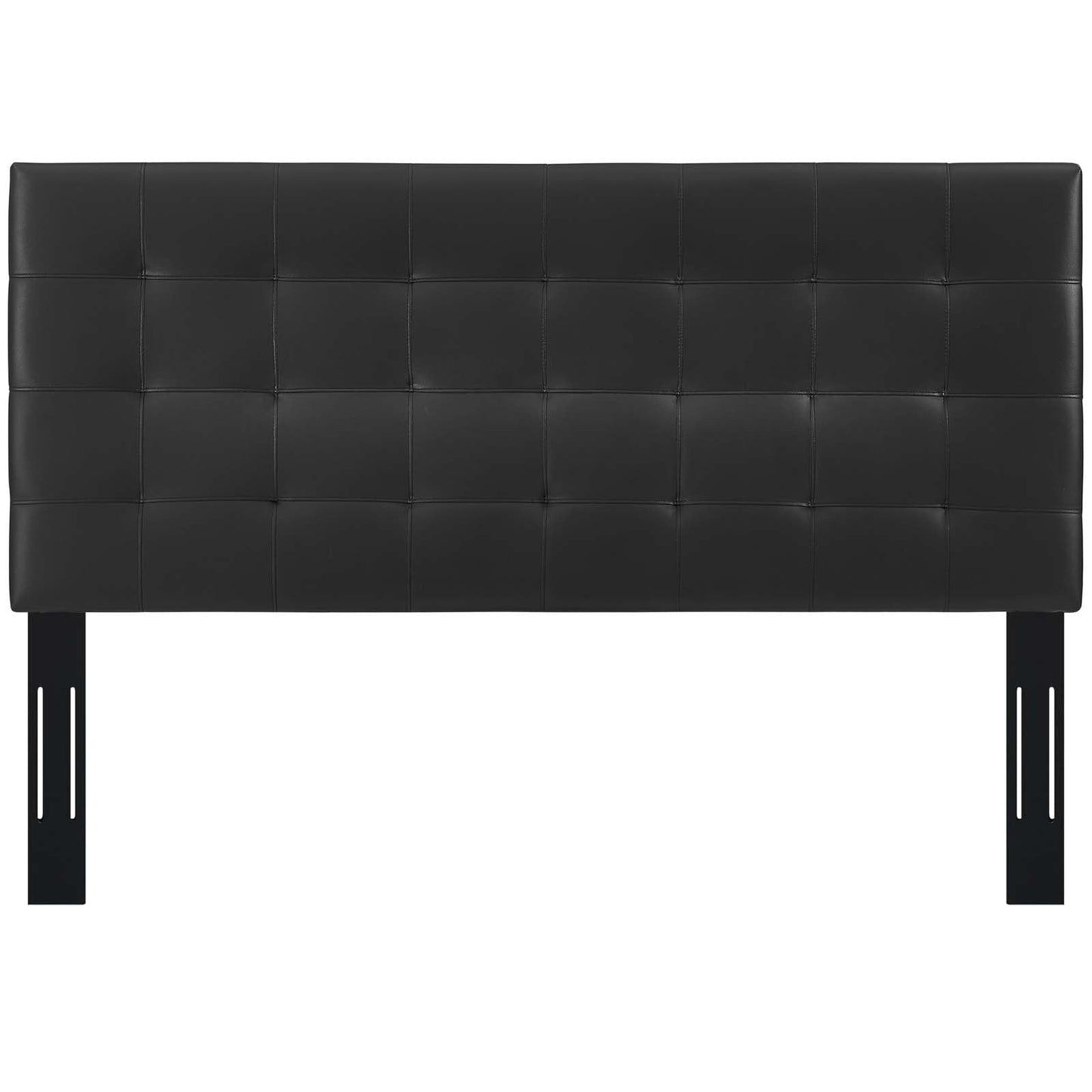 Paisley Tufted Upholstered Faux Leather King and California King Headboard by Modway