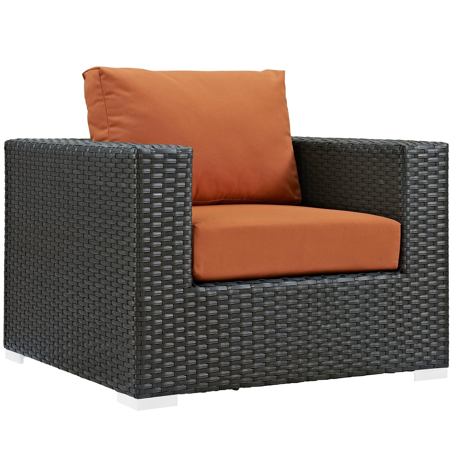 Sojourn 5 Piece Outdoor Patio Sunbrella¨ Sectional Set by Modway