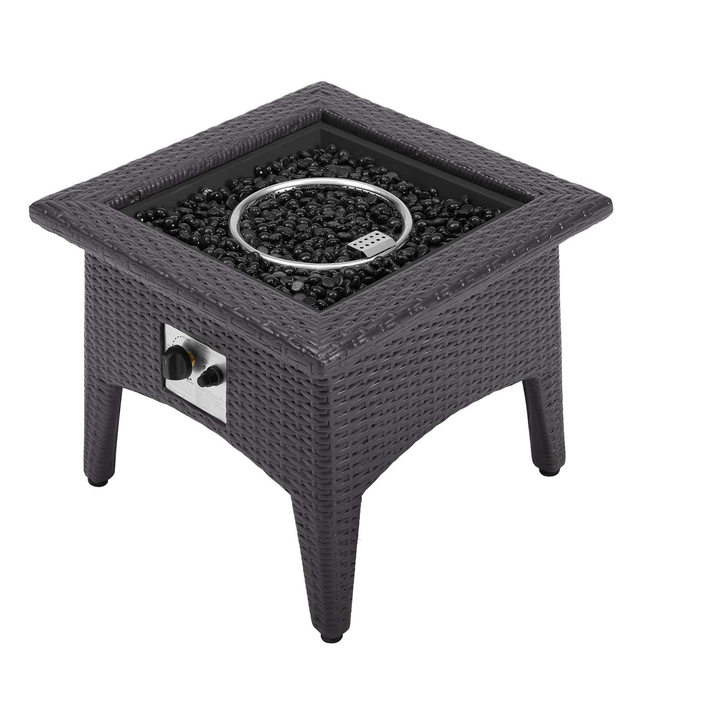 Convene 3 Piece Set Outdoor Patio with Fire Pit in