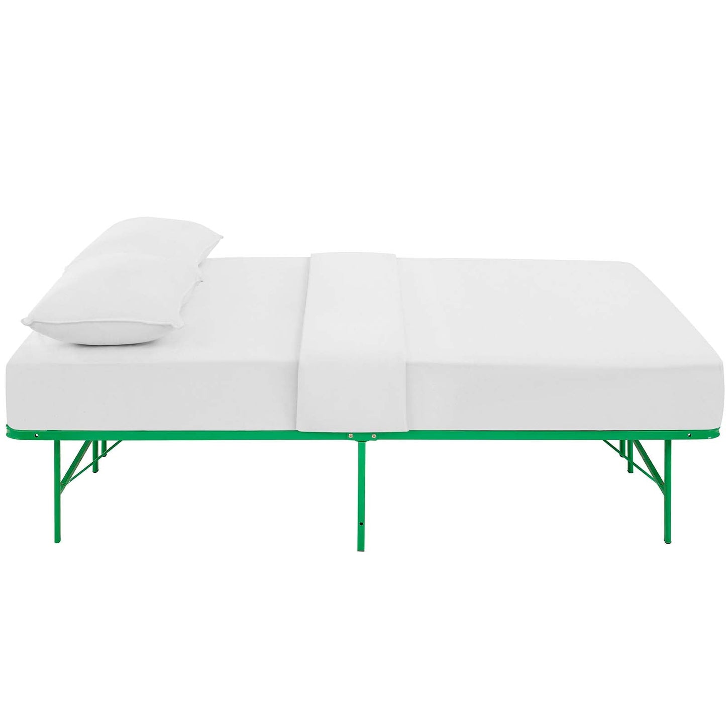 Horizon Stainless Steel Queen Bed Frame by Modway