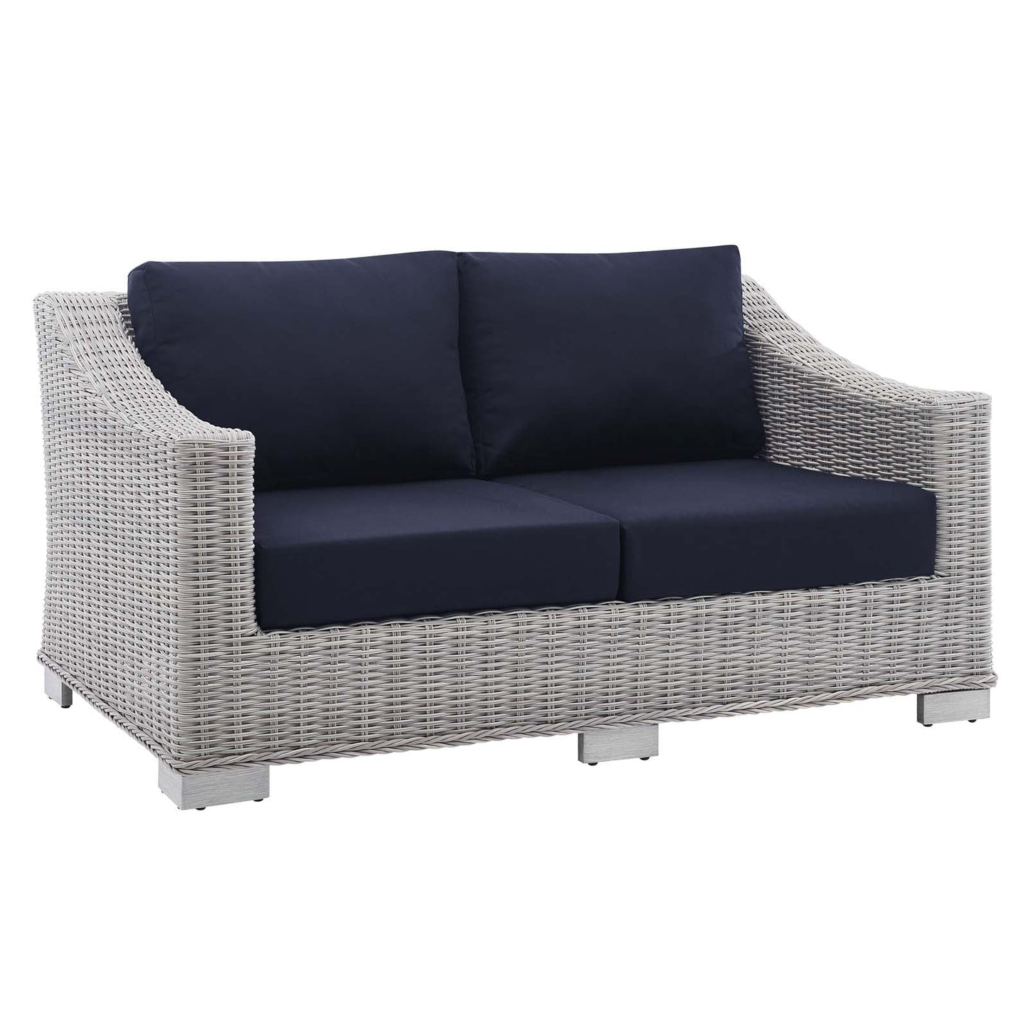Conway 5-Piece Sunbrella¨ Outdoor Patio Wicker Rattan Furniture Set by Modway