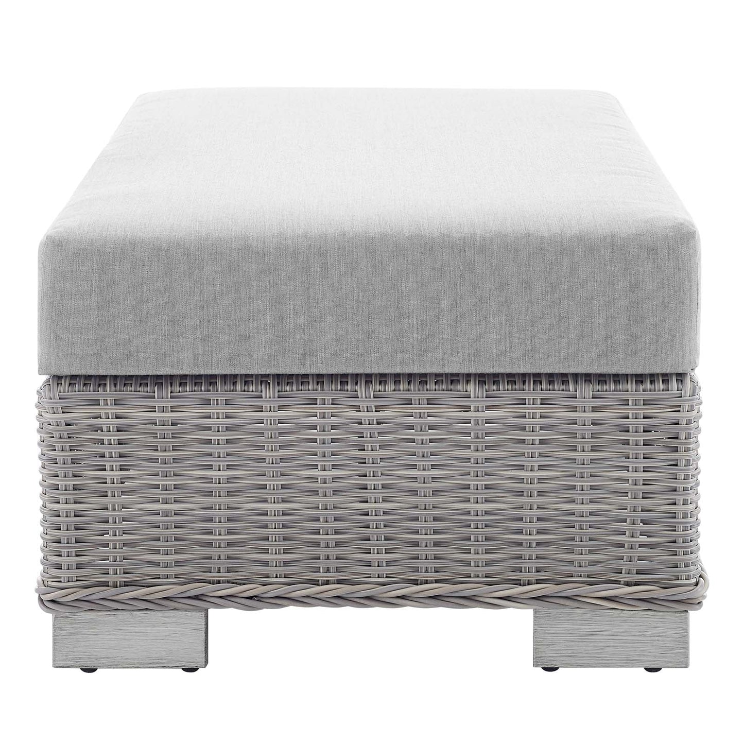 Conway Sunbrella¨ Outdoor Patio Wicker Rattan Ottoman by Modway