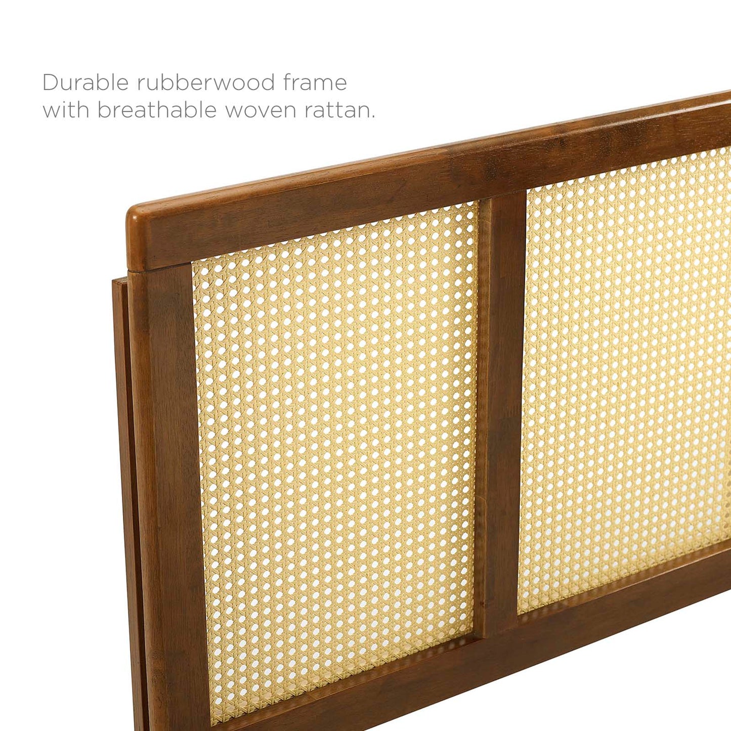 Delmare Cane King Headboard by Modway