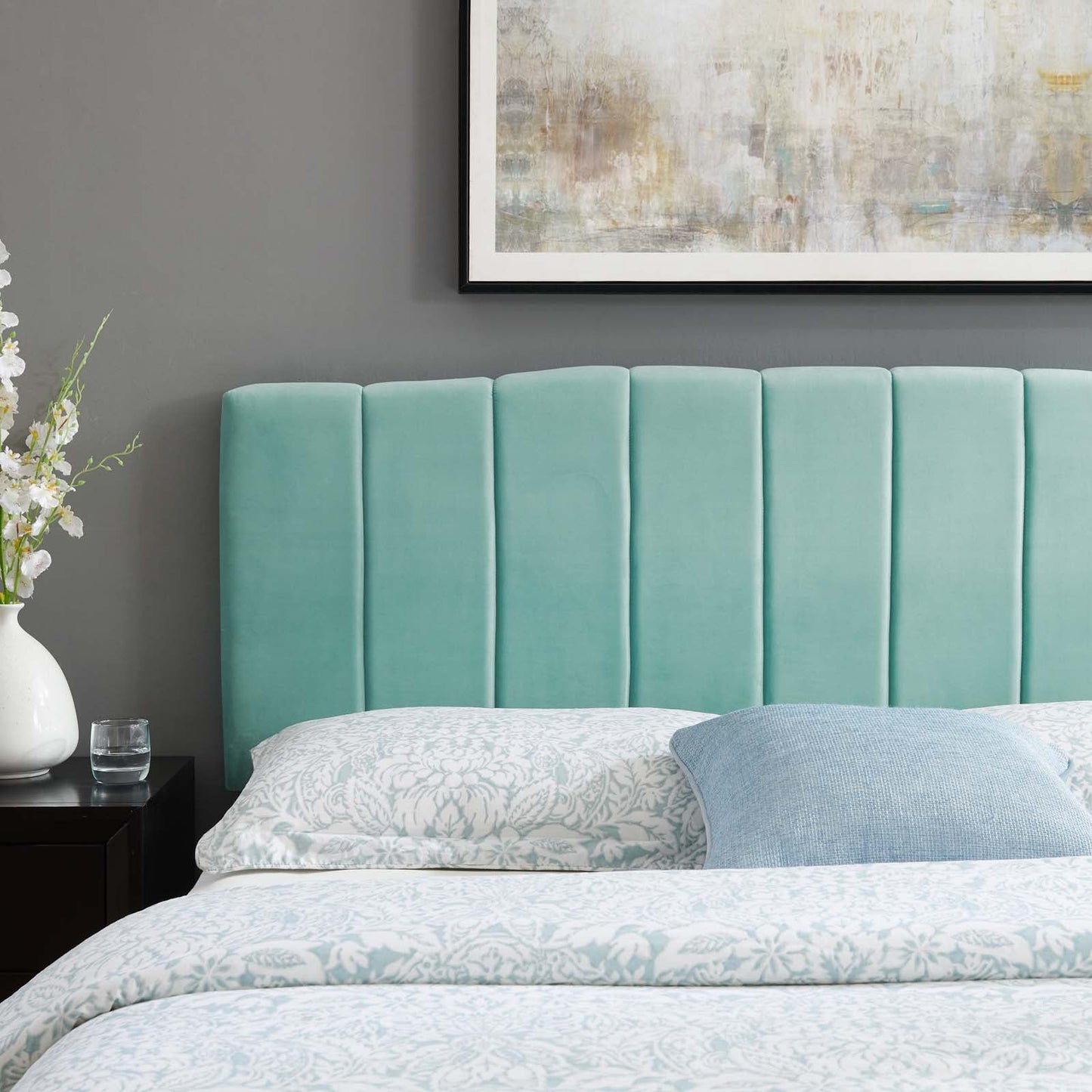 Camilla Channel Tufted Performance Velvet King/California King Headboard by Modway