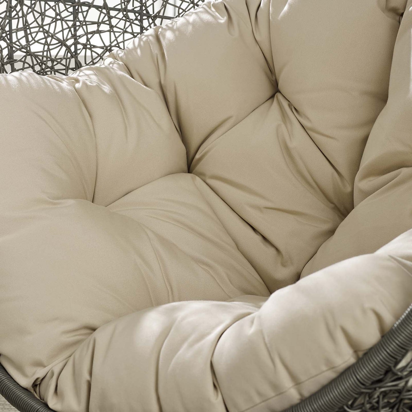 Hide Outdoor Patio Sunbrella¨ Swing Chair With Stand by Modway