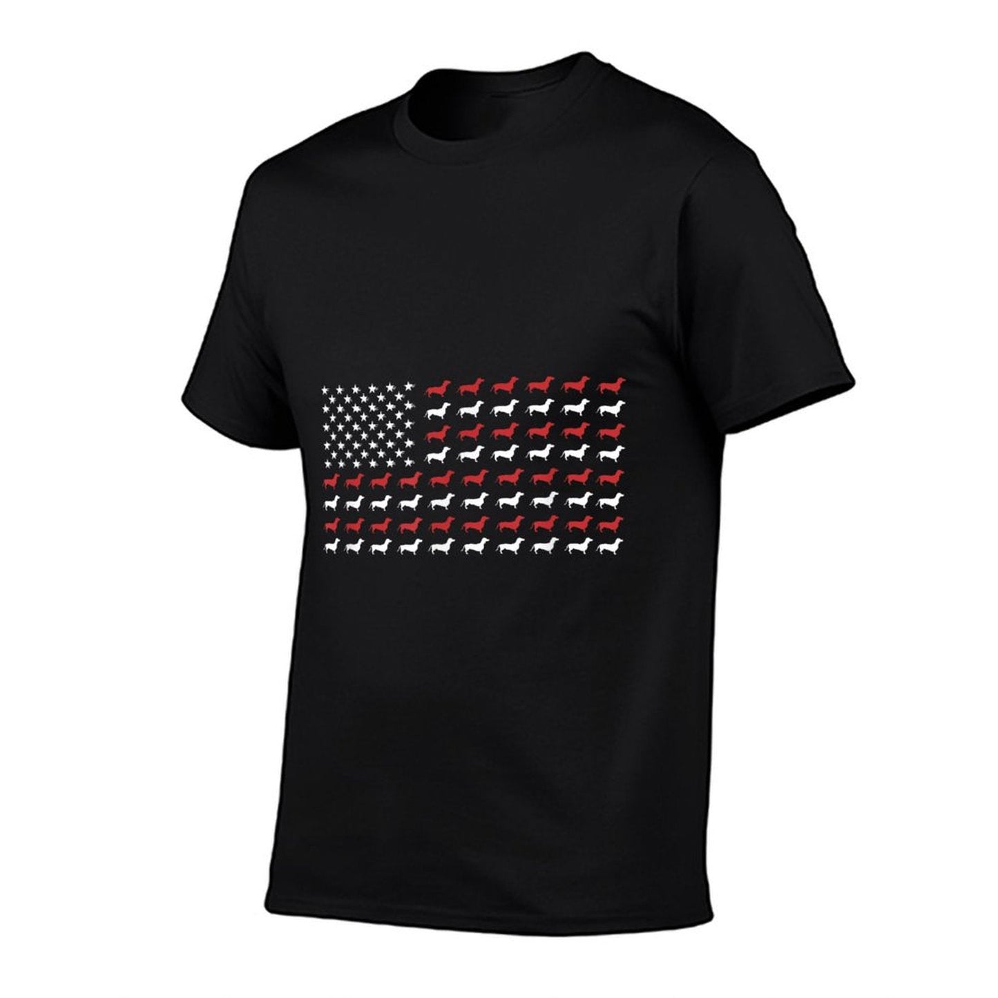 American Flag Dachshund Patriotic Dachshund Doxie Lover T-Shirt