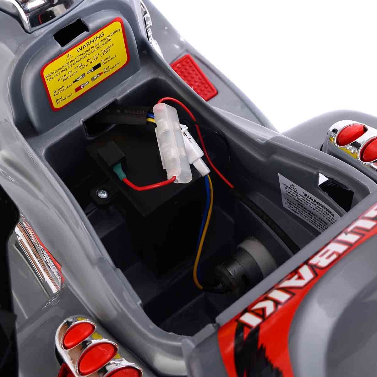 6V Electric Toy Motorcycle for Kids - Battery Powered 3 Wheel Ride On Car