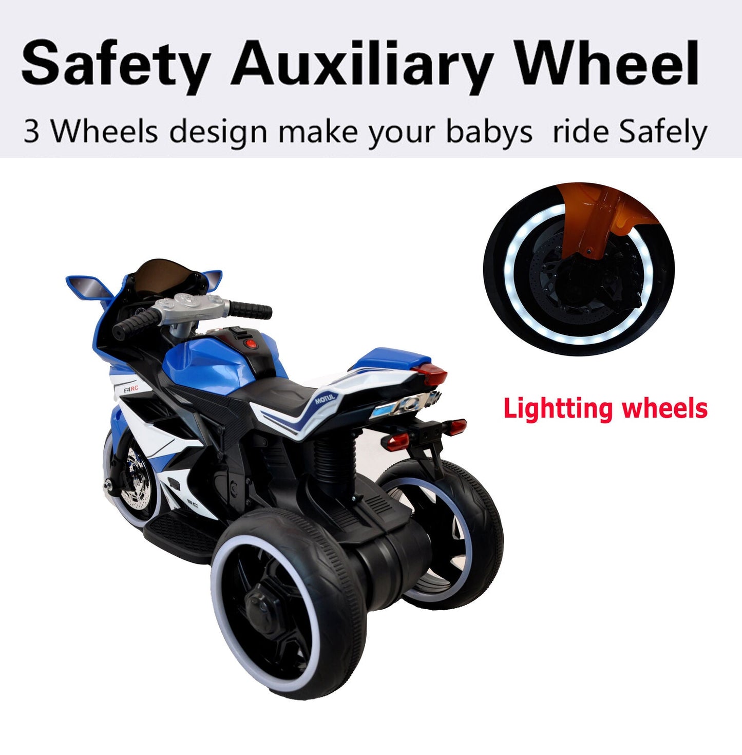 6V Kids Electric Ride on Motorcycle - Perfect Xmas Gift for Little Ones!
