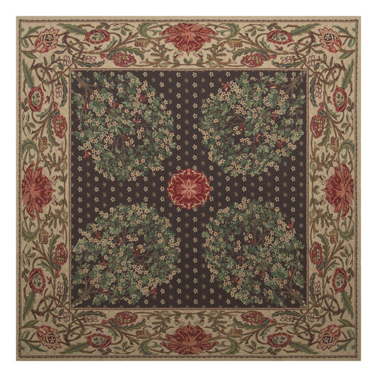 Tree of Life Brown Afghan Throw Wholesale
