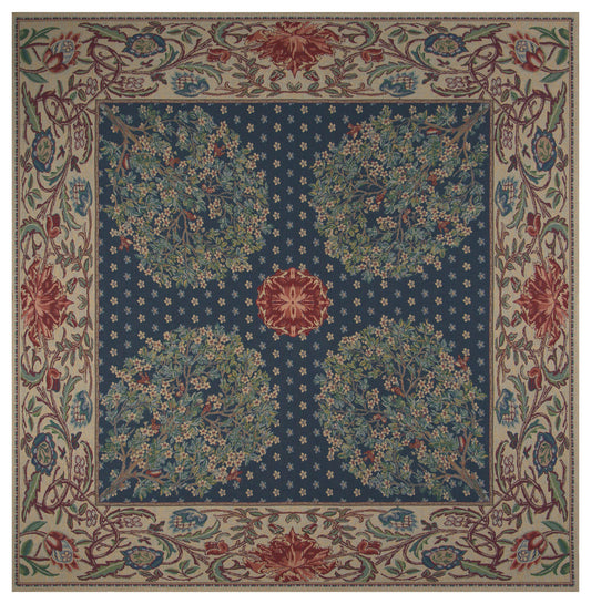 Tree of Life - Blue Afghan Throw Wholesale