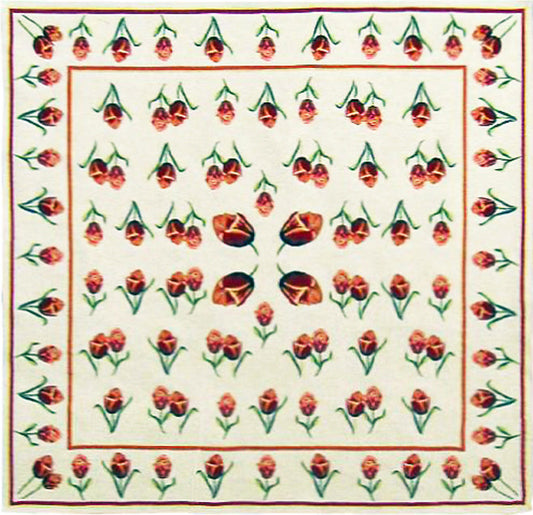 The Tulips Afghan Throw Wholesale