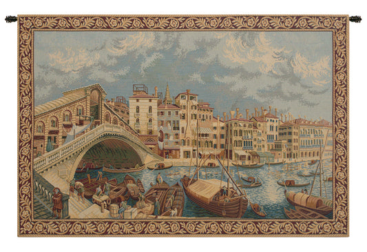 Ponte di Rialto Italian Tapestry