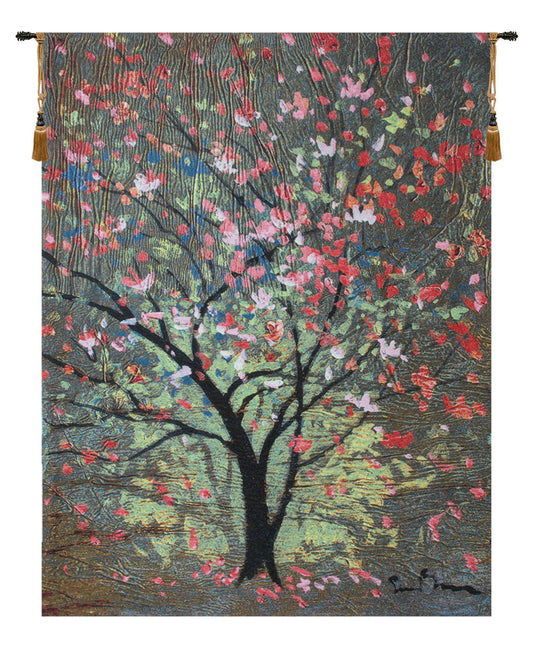 Hopefull Tree by Simon Bull  Belgian Tapestry Wall Art