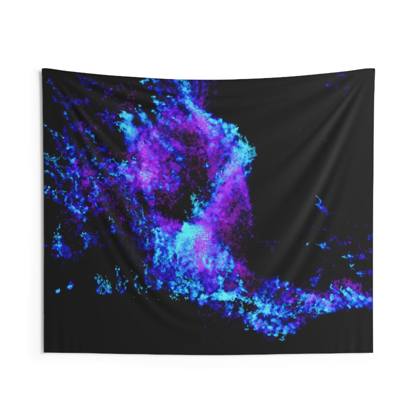 particle capture: pattern disruption [fractal stripe source] art tapestry ii