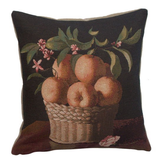 Orange Basket French Cushion