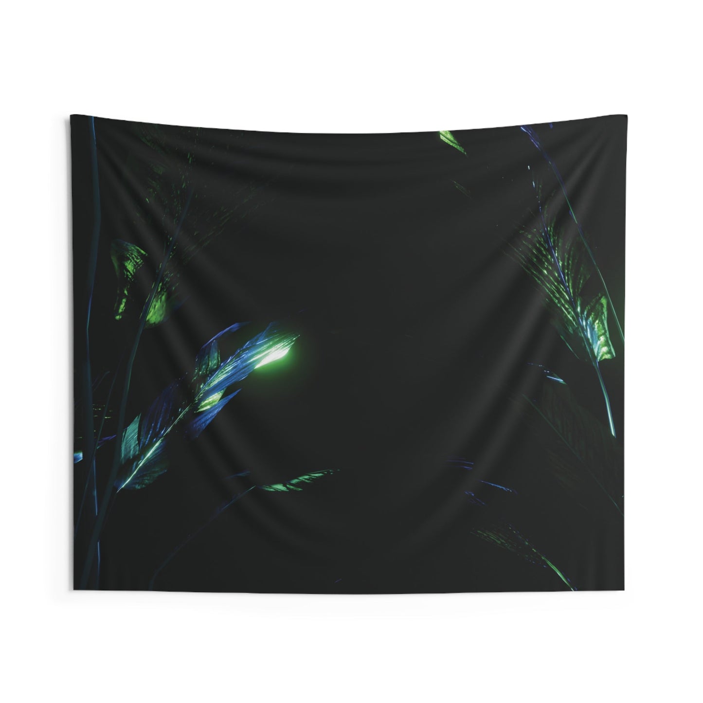 omega flora ii: split shadows [eternal jungle] art tapestry