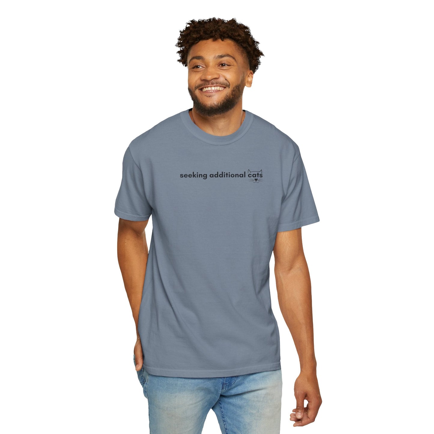 Seeking Additional Cats T-Shirt | Cat Lover Minimal Tee