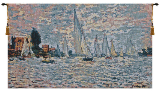 Regatta a l'argenteuil Belgian Tapestry Wall Art