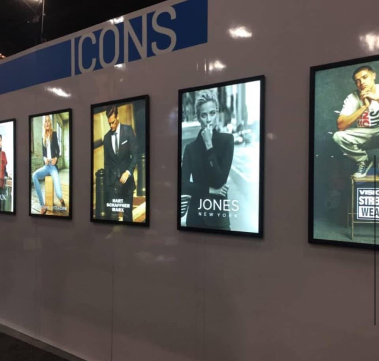2-PACK Glowbox "World Famous" LED Poster Frames