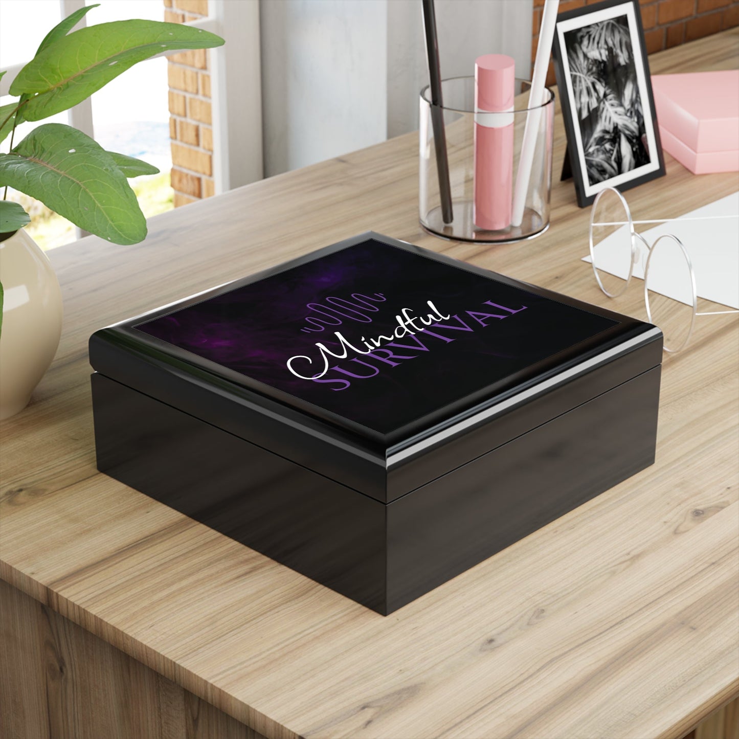 Mindful Survival Jewelry Box – Black