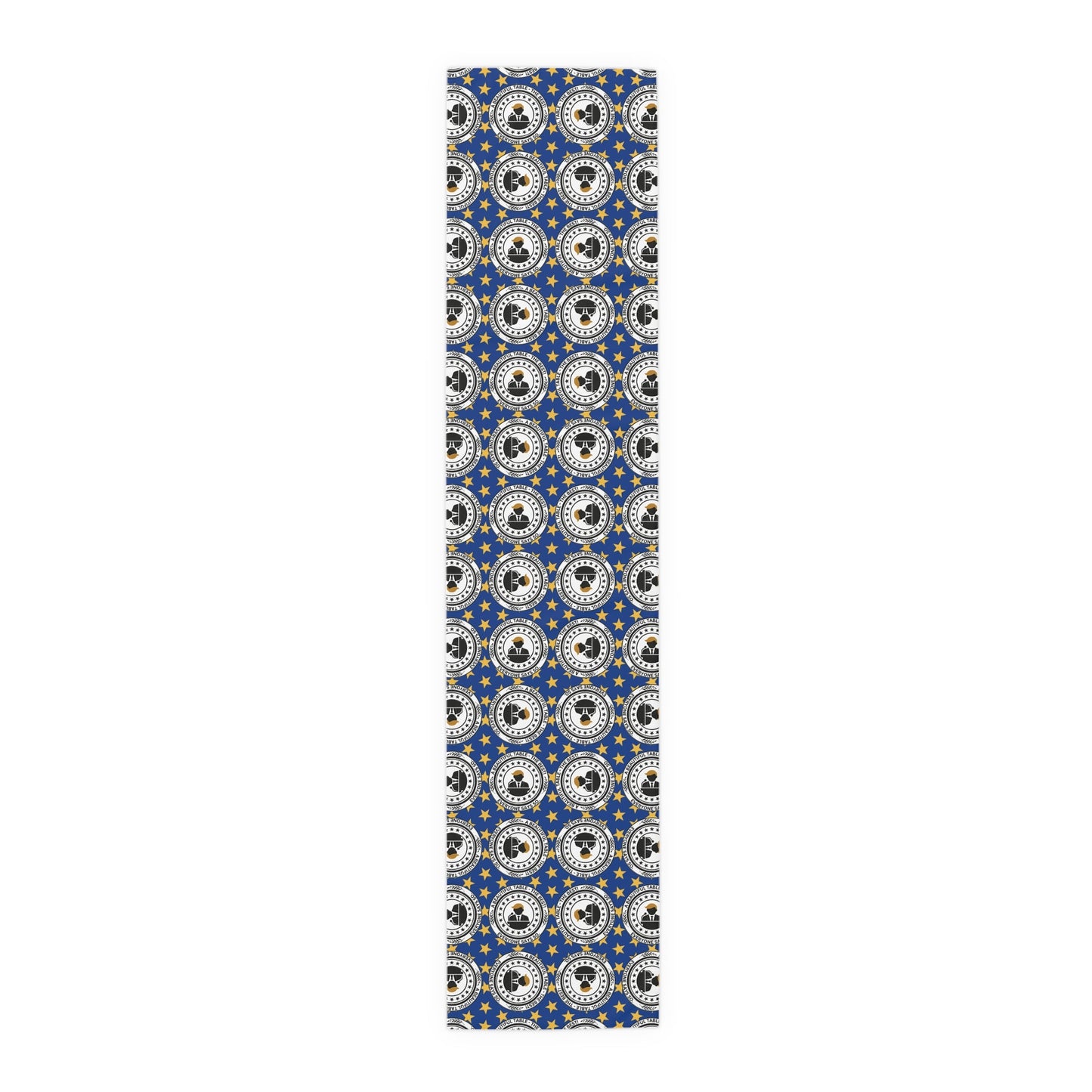 A Beautiful Table Table Runner – Faux Official Parody Seal Pattern