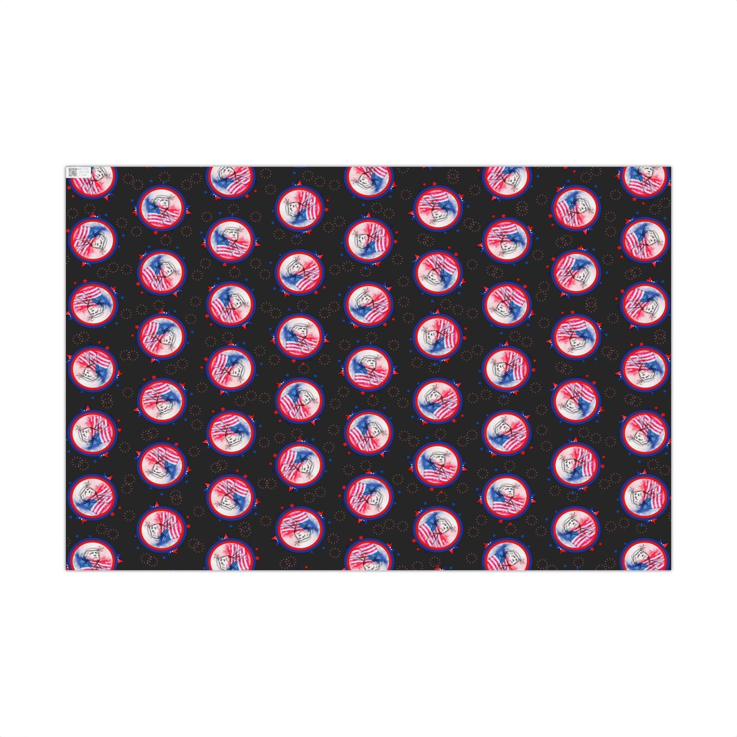 Draw Your Own Conclusions All-Occasion Gift Wrap – Patriotic Satire Wrapping Paper