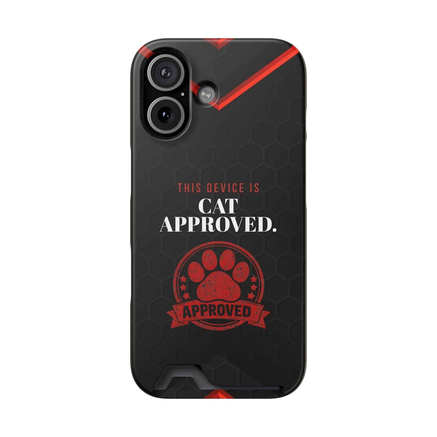 Cat Approved iPhone Case — Official Stamp Edition