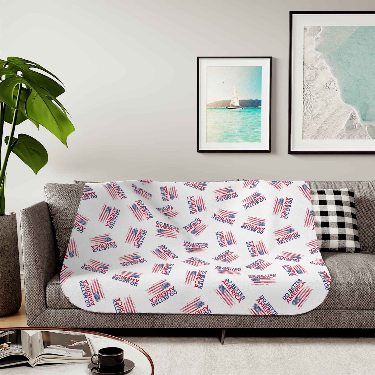 Do Better America Sherpa Blanket — Wrapped in Intent