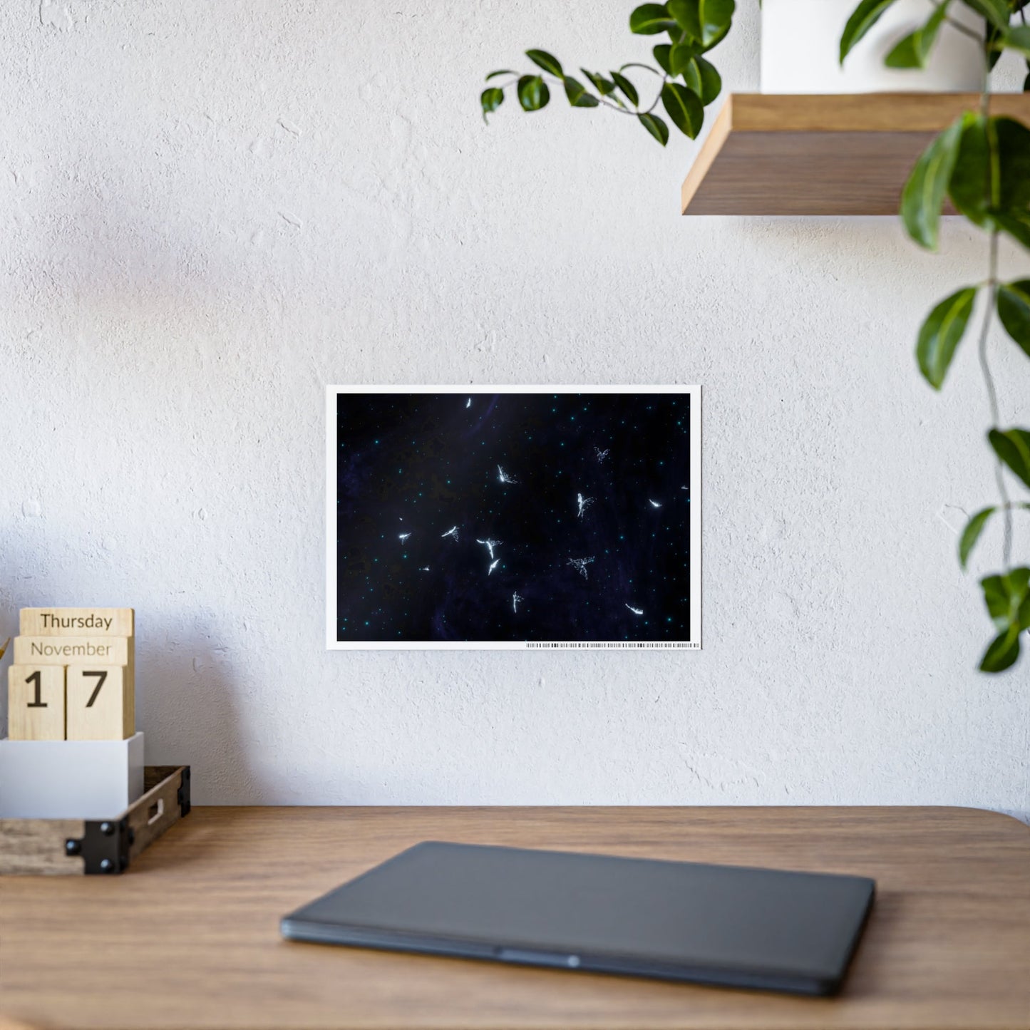 butterfly simulation [spectral cosmos] art print i