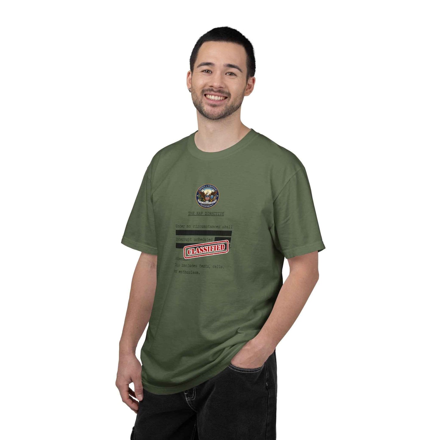 The Nap Directive Unisex T-Shirt – Official Rest Policy Graphic Tee