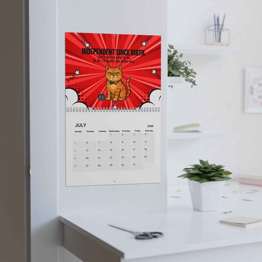 Catsplaining the Year – 2026 Funny Cat Calendar | EpilepticAL