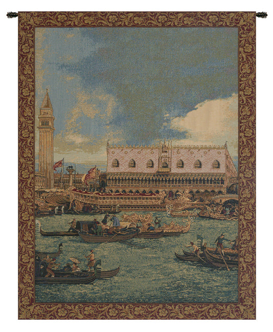 Bucintoro I Vertical Italian Tapestry