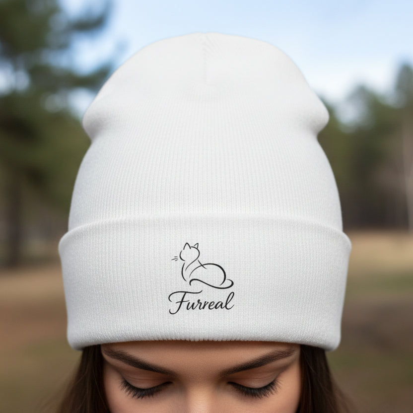 Furreal Knit Beanie – Cozy Cat Lover Winter Hat