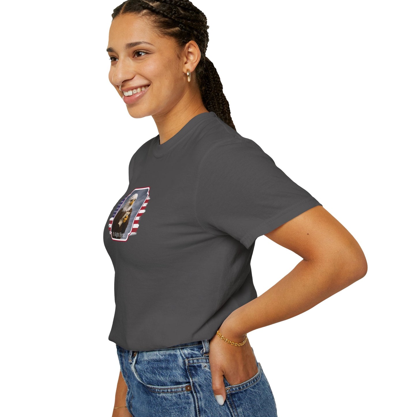 “It’s Right Here” Political Parody T-Shirt