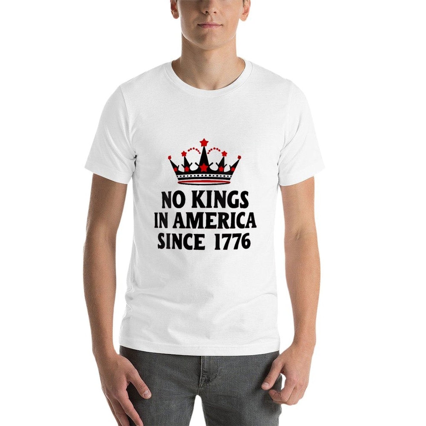 Womens No Kings In America Since 1776  Versatile T-Shirt