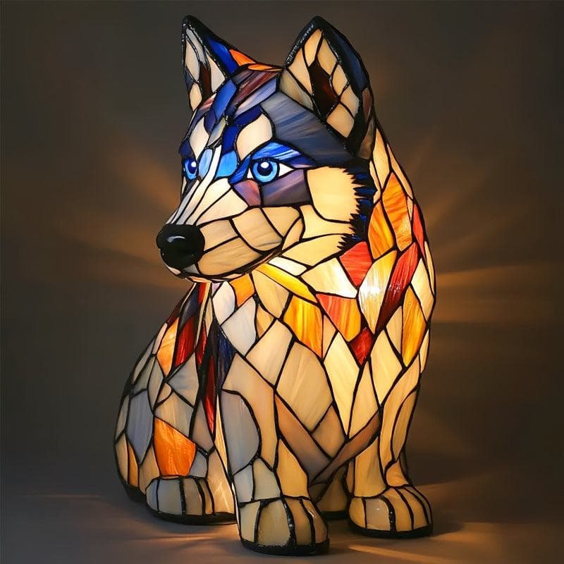LED Small Night Lamp Art Animal Statue Creative Home Desktop Decoration