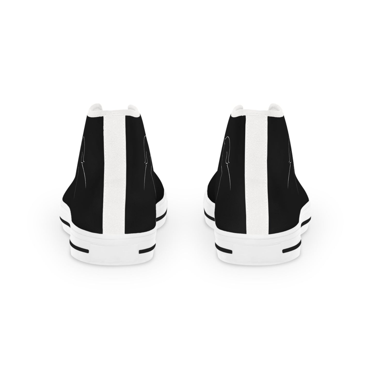Quiet Confidence — Minimal Line High-Top Sneakers