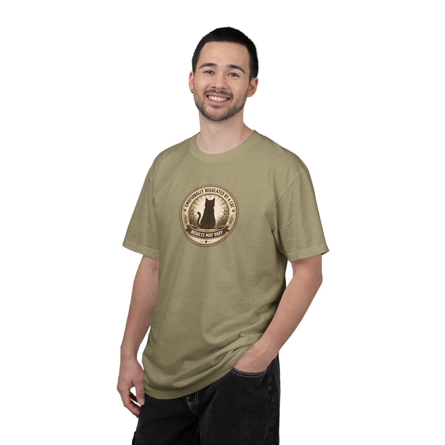 Emotionally Regulated by a Cat T-Shirt
