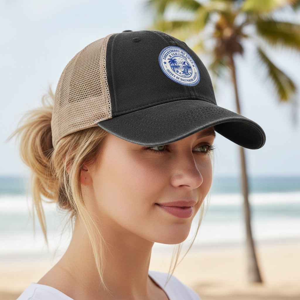 Department of Tides Ponytail Cap | Officially Approved for Wind & Opinions