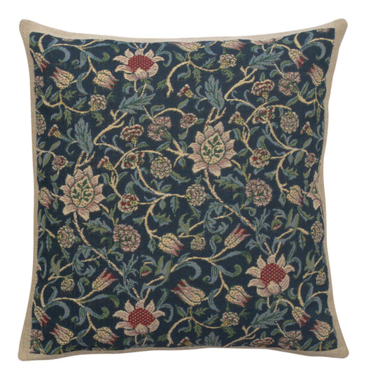 Fleurs de Morris Blue Cushion Wholesale