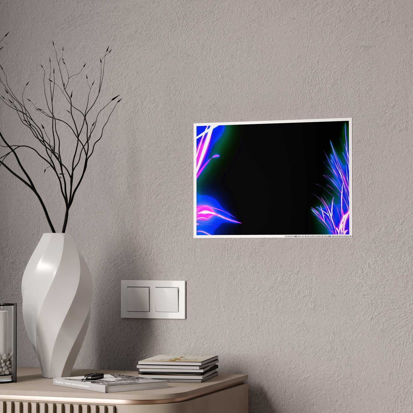 grasslands aura [ultraviolet spectrum] art print